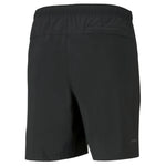 Puma favourite woven 7" session men's running shorts in black - Back View