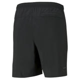 Puma favourite woven 7" session men's running shorts in black - Back View