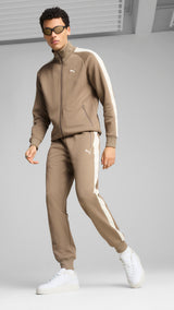 Puma T7 always on track pants in brown - Model Shot 03