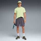 PUMA PWRTRAIN training shorts men in galactic gray — model shot 3