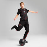 Puma AC Milan pre-match jersey in black and for all time red - Model Shot 03