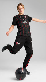 Puma AC Milan pre-match jersey in black and for all time red - Model Shot 03
