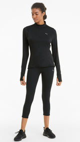 Puma running favourite 3/4 leggings in black - Model Shot 03