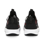 Puma enzo 2 refresh brand love shoes youth in black - Back View