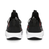 Puma enzo 2 refresh brand love shoes youth in black - Back View