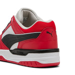 Puma rebound retro sneakers in black and for all time red - Back View