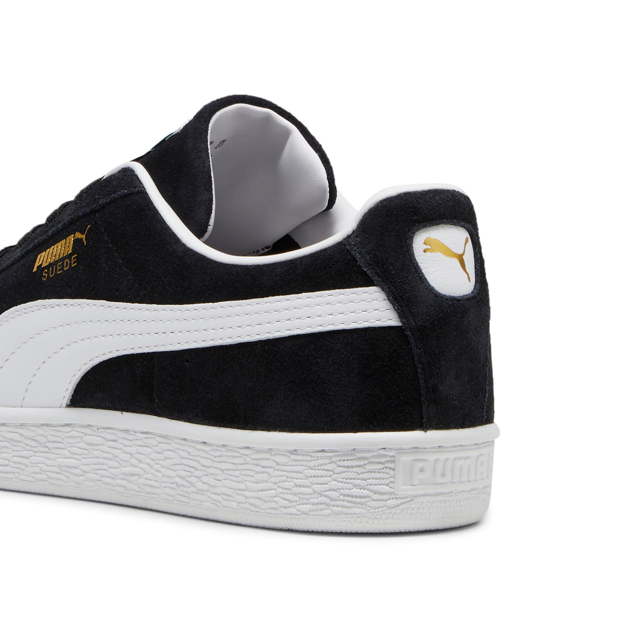 Puma suede classic sneakers in black - Back View