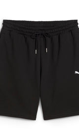 PUMA WARDROBE ESS relaxed shorts 7" men in black — front view