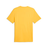 PUMA AC milan ftblculture tee men in yellow and red — back view