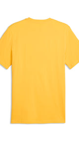 PUMA AC milan ftblculture tee men in yellow and red — back view