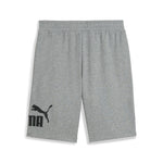 Puma essentials big no. 1 logo 10" shorts in black - Back View