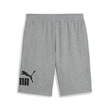 Puma essentials big no. 1 logo 10" shorts in black - Back View