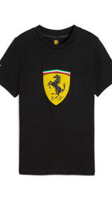 PUMA Scuderia Ferrari sportswear coloured big shield tee - black