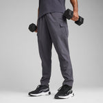 Puma tad tech woven cargo in galactic gray - Model Shot 01