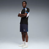 Puma teamFINAL football shorts in navy and white - Model Shot 03
