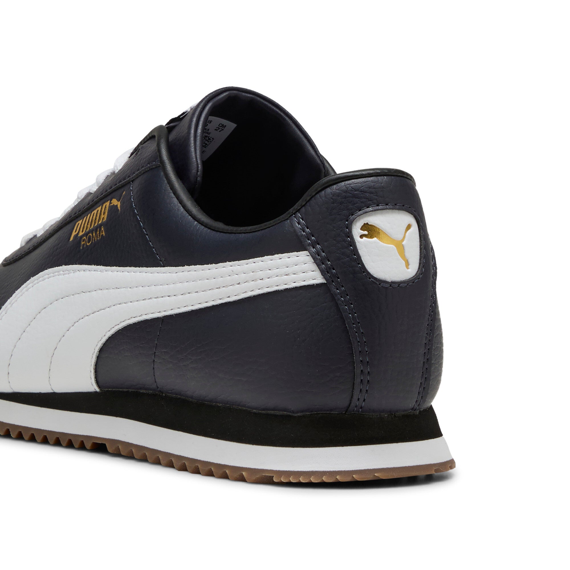 Puma roma 24 sneakers in new navy and white - Back View