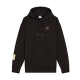 Puma X davido fleece hoodie in color PUMA Black - Front View