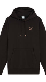 Puma X davido fleece hoodie in color PUMA Black - Front View