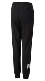 Puma power sweatpants youth in black - Back View