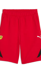 PUMA scuderia ferrari PM1 shorts men in rosso corsa — front view