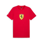Puma scuderia ferrari hp race coloured big shield tee in black - Front View