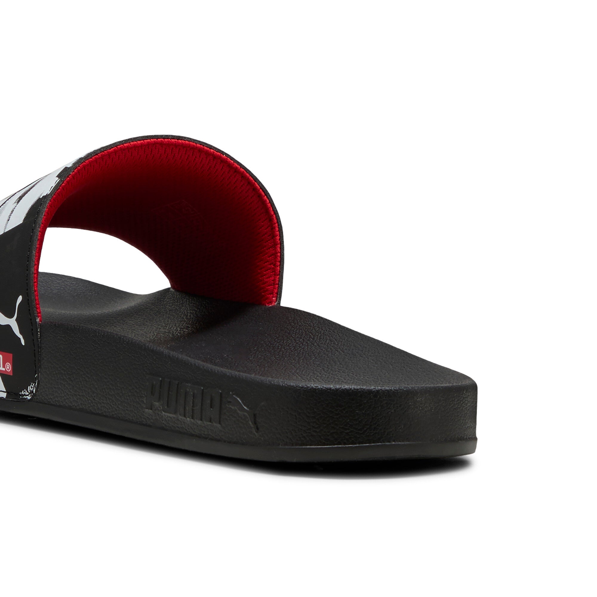 Puma swimming F1® leadcat 2.0 logo sandals in black - Back View