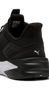 Puma ftr wave running shoes in black - Back View