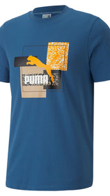 Puma brand love tee in white - Front View