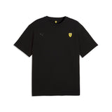 PUMA scuderia ferrari speed tee men in black — front view