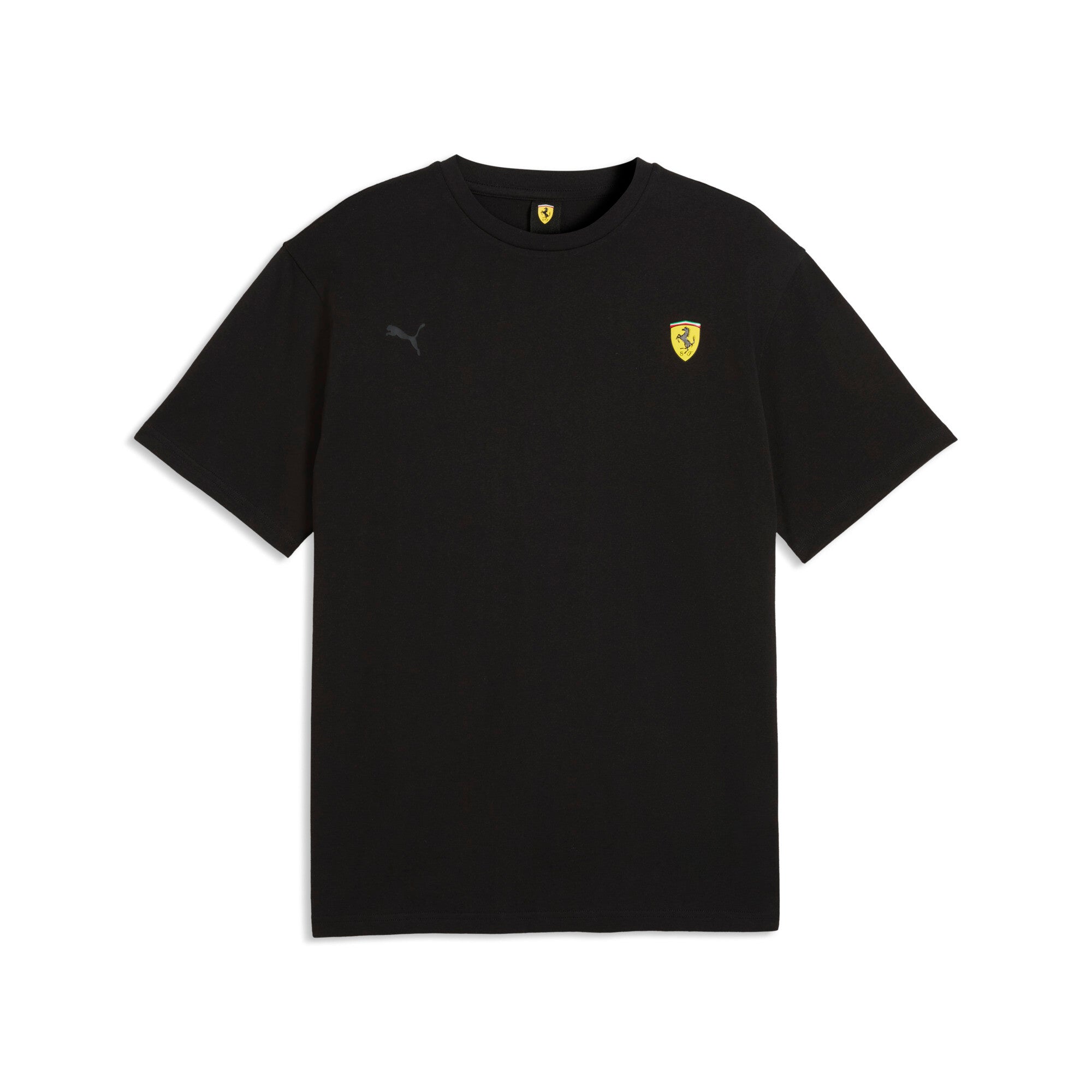 PUMA scuderia ferrari speed tee men in black — front view
