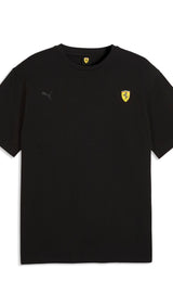 PUMA scuderia ferrari speed tee men in black — front view