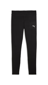 Puma essentials poly tights in black - Front View