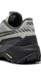 Puma explore NITRO™ 2 hiking shoes in smokey gray and black - Back View