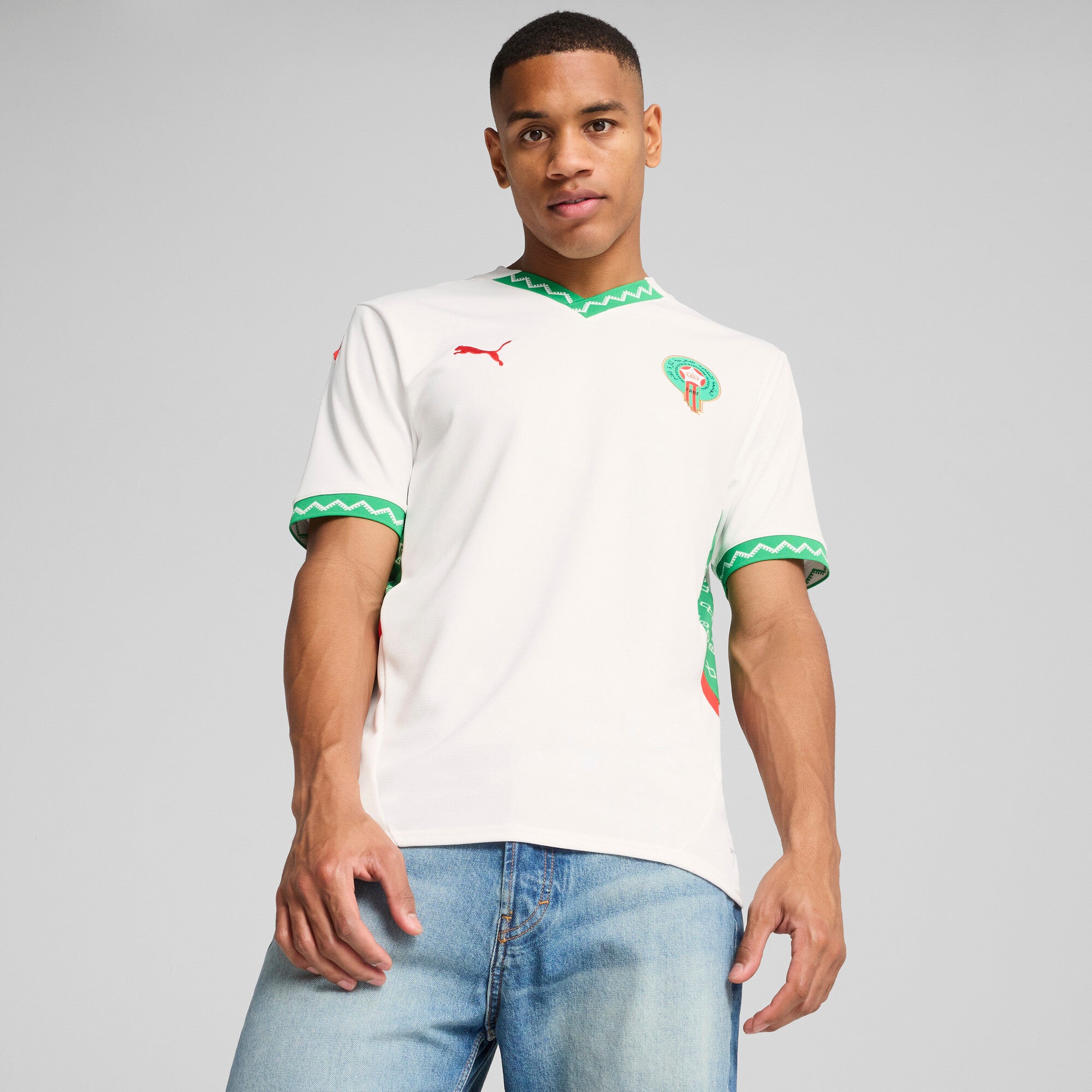 PUMA Morocco 2025 away jersey - Model Shot 01