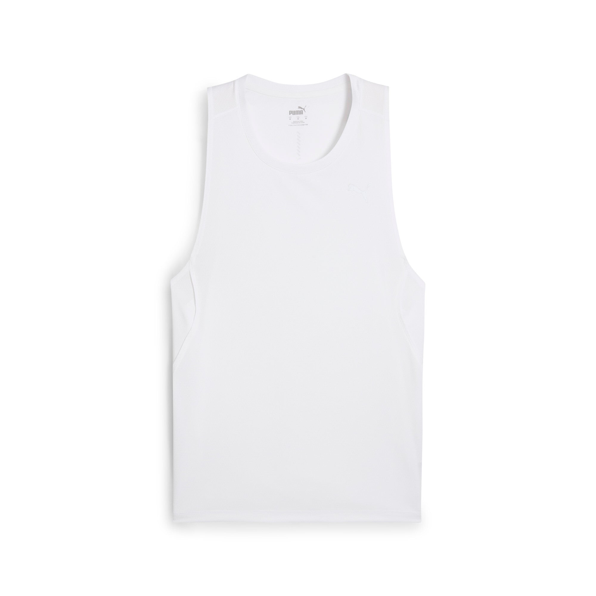 Puma VELOCITY running tank in white - Front View