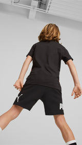 Puma power shorts youth in black - Model Shot 03