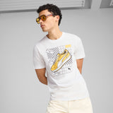 Puma graphics sneaker tee in white - Model Shot 01