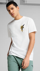 Puma road to unity graphic tee in white - Model Shot 01