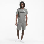 Puma essentials shorts men in black - Model Shot 03
