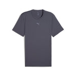 Puma CLOUDSPUN soft branded tee in galactic gray - Front View