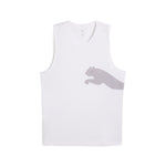 PUMA TRAIN ALL DAY big logo tank - white