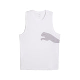 PUMA TRAIN ALL DAY big logo tank - white