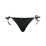Puma swim women's bikini bottoms side tie in black - Front View