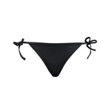 Puma swim women's bikini bottoms side tie in black - Front View
