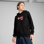 Puma AC Milan ftblNRGY hoodie in black and for all time red - Model Shot 01
