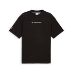 Puma BMW M motorsport lifestyle car graphic tee in black - Front View