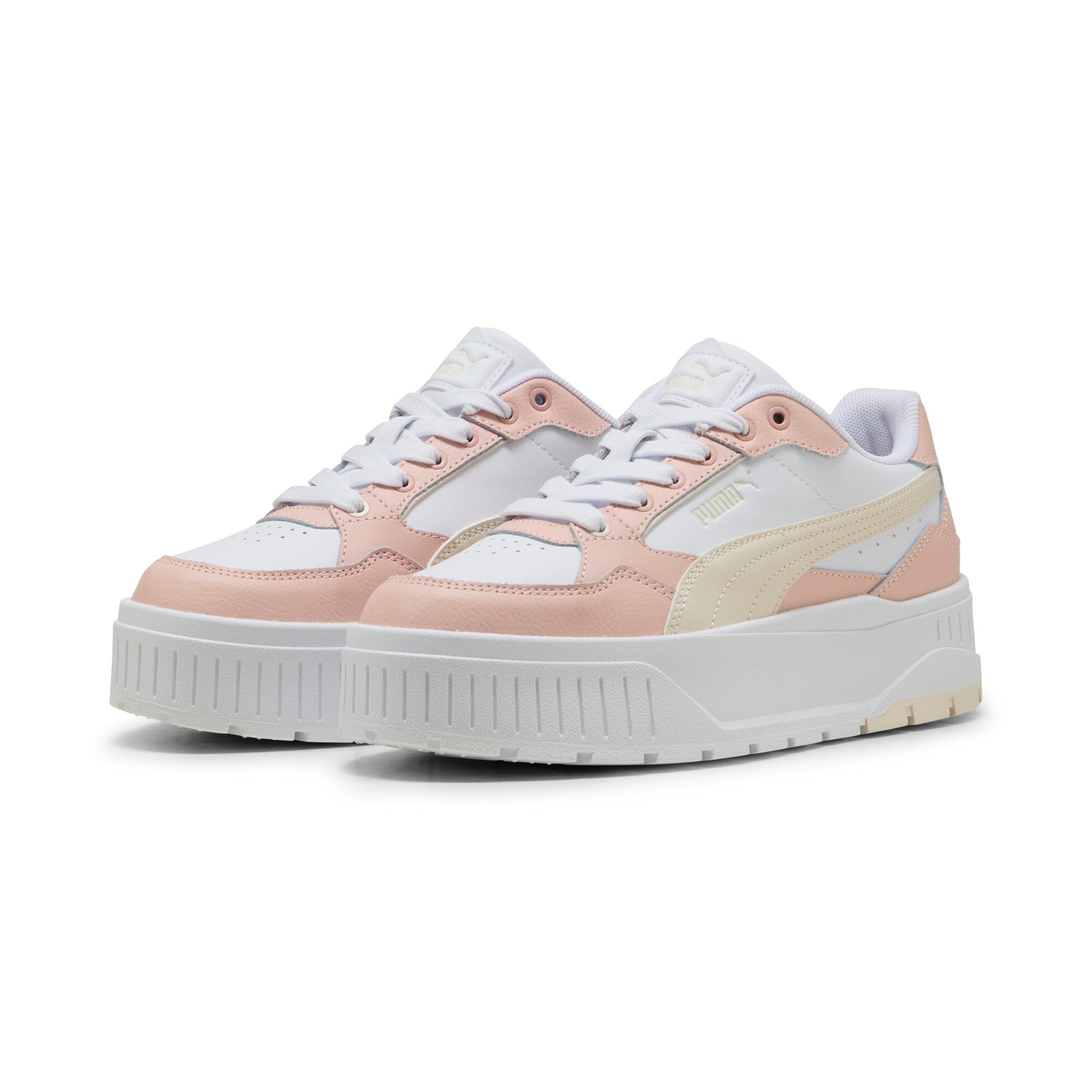 Puma karmen II idol sneakers in white and alpine snow - Front View