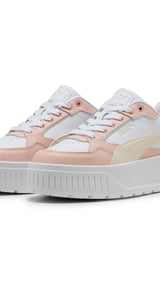 Puma karmen II idol sneakers in white and alpine snow - Front View