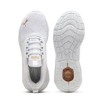 Puma X-cell nova FS running shoes in white and gold - Side View 02