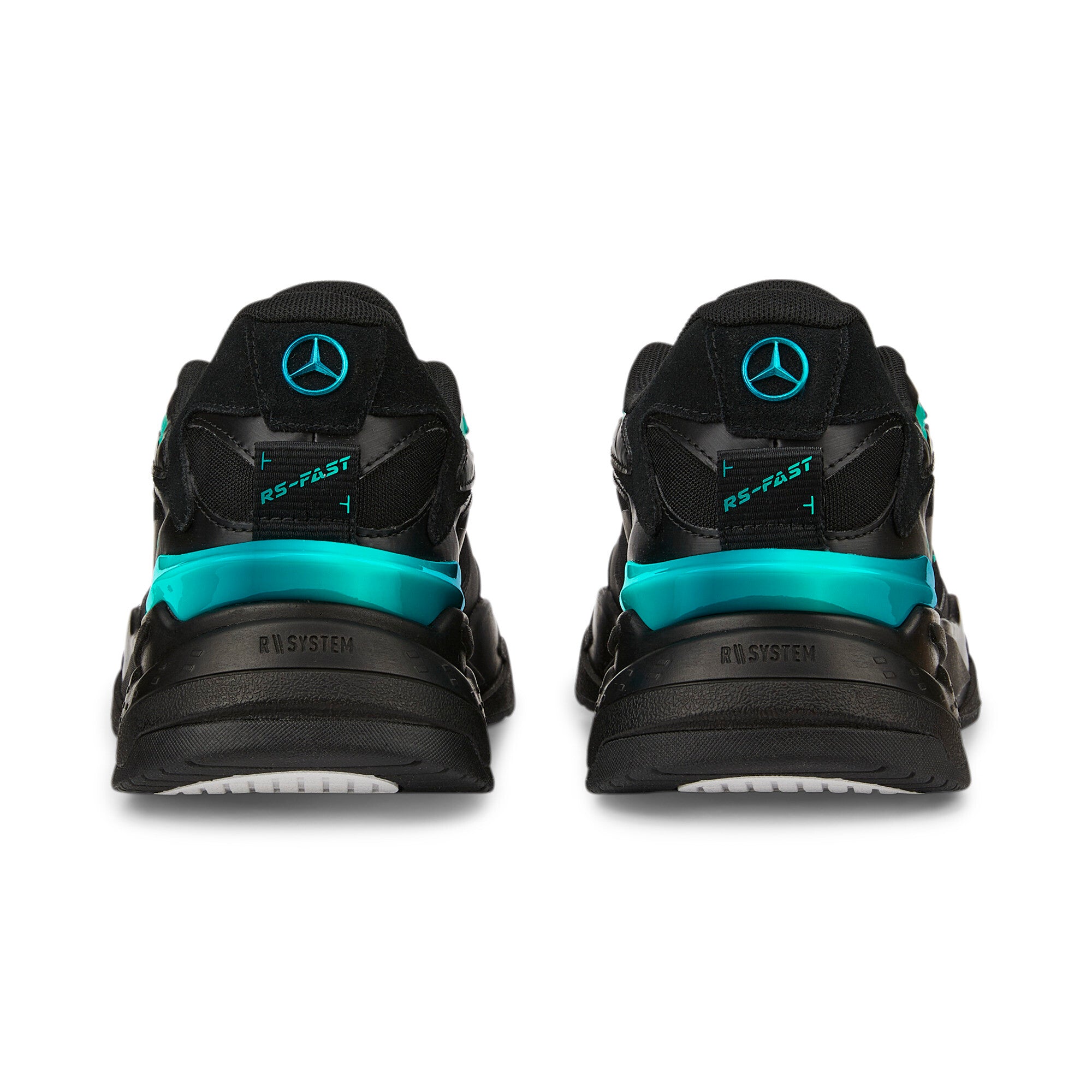 Puma mercedes-amg petronas motorsport metal energy RS-fast sneakers in black - Back View